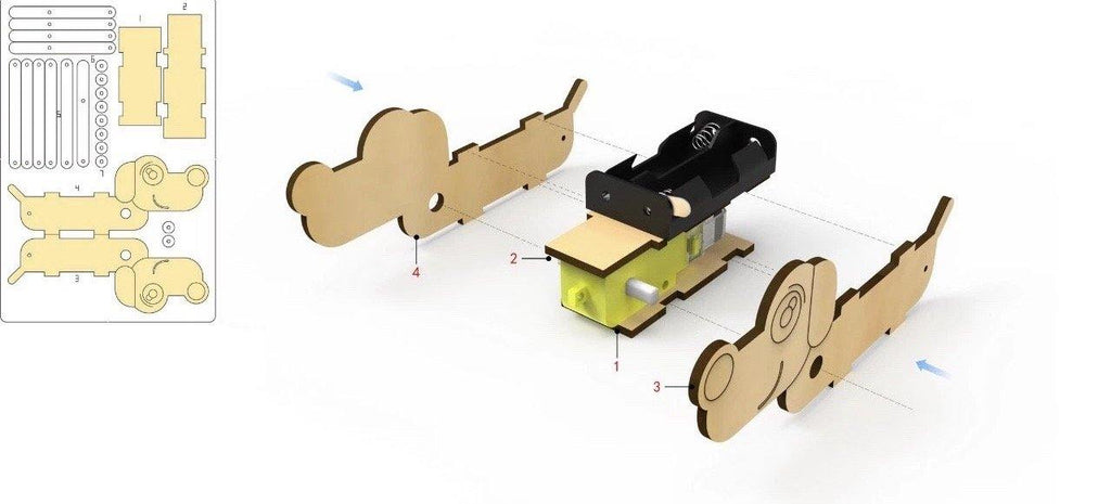 Mechanical dog - Woodensteam